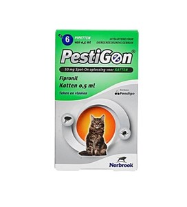 פסטיגון אמפולות נגד קרציות ופרעושים 6 יח'