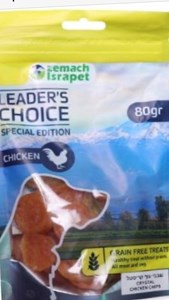 חטיפי בשר לידר צויס שבבי עוף קריסטל 80 גרם-מבצע 5 יח' ב 50 ש"ח!